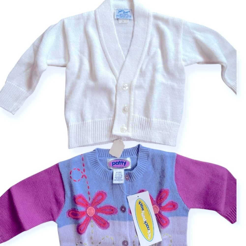 Vintage Julius Berger Toddler  Cardigan Sweater - Picture 3 of 4